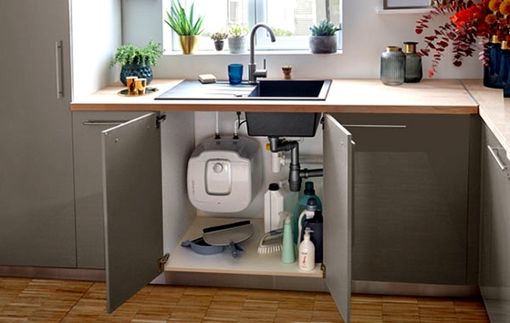 бойлер под раковиной