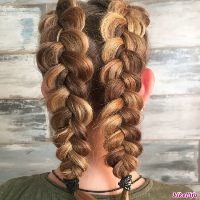 плетение волос