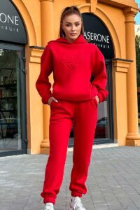 Спортивний Костюм Тринитка Premium 22083 Червоний