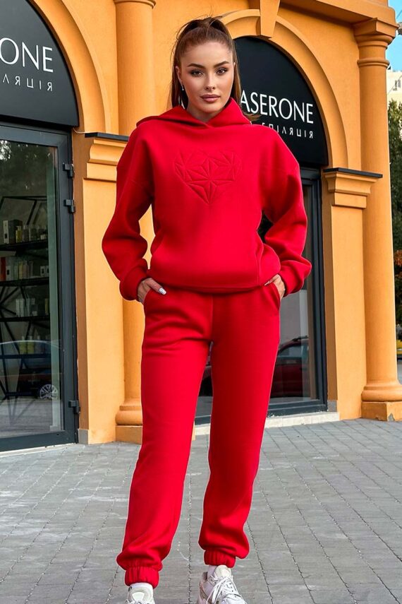 Спортивний Костюм Тринитка Premium 22083 Червоний