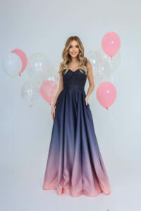 Вечірня Сукня Корсет 22003 Чорна Фрезова