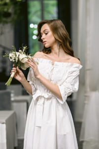 Літня Сукня Коттон Асиметрія 20149 Біла