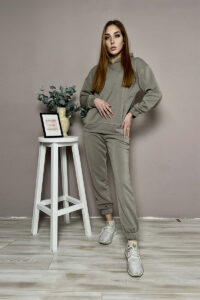 Спортивний Костюм Тринитка Premium 22083 Сірий