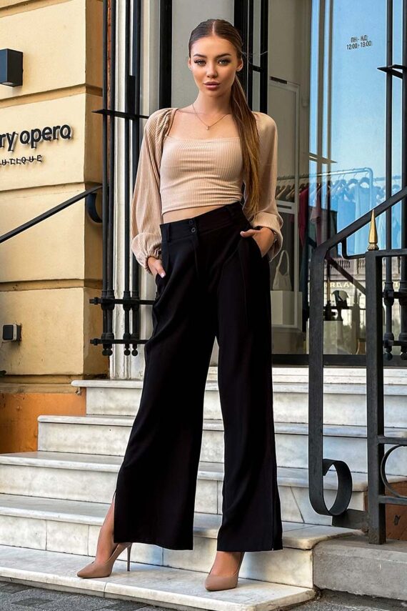 Штани "Сафарі" Легкий Кліш 23528 Чорні