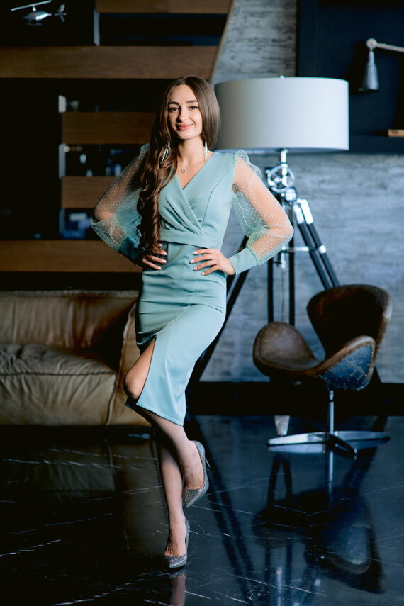 Коктейльна Сукня Рукава Сітка 23016 Шавлія