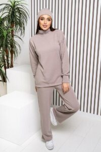 Прогулянковий Костюм Трійка Ангора 21003 Бежевий