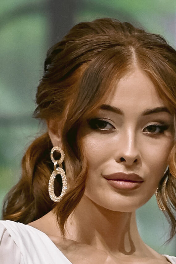 Сережки "Елегантний Віток" Біжутерія 23514 Золотисті